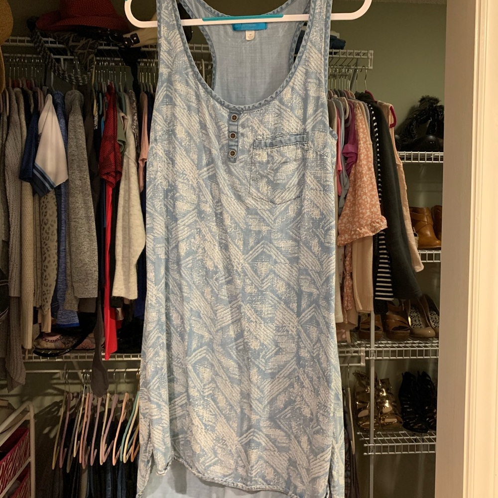 Flowly thin denim sundress